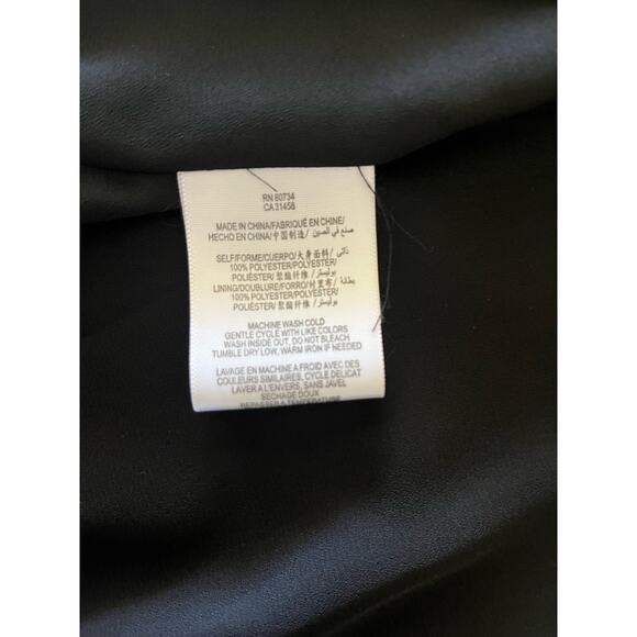 BCBGeneration Women's Black Open Front Blazer Size S 3/4 Sleeve Lightweight - Picture 6 of 8